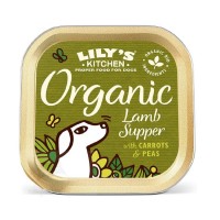 Lily's Kitichen Organic Lamb Supper 有機雞肉狗狗濕糧 (羊肉+胡蘿蔔+豌豆) 150g