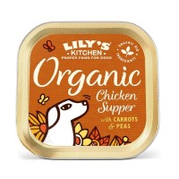 Lily's Kitichen Organic Chicken Supper 有機雞肉狗狗濕糧 (雞肉+胡蘿蔔+豌豆) 150g