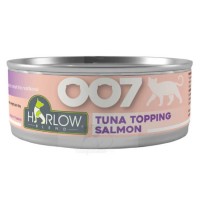 Harlow Blend 貓罐頭 (007) 吞拿魚+三文魚肉汁無穀物主食罐 (成貓和老貓配方) 80g 