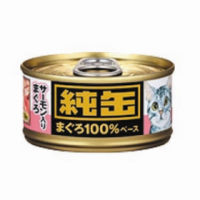 日本純罐貓罐頭 吞拿魚+三文魚 $198/24罐