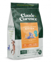 CLAUDE & CLARENCE C+C 全天然無穀物貓糧 幼貓配方 (放養雞肉和三文魚) 4kg ( 2kg x 2)