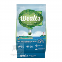 Wealtz 成貓配方 - 鮮雞肉、超級食物食譜 (綠色) 1.2Kg 