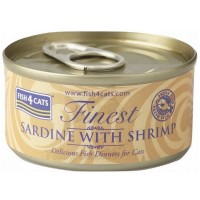 Fish4Cats SARDINE WITH SHRIMP (CSW897) 沙甸魚鮮蝦 70g