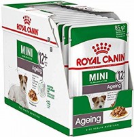Royal Canin Mini Ageing 12+ Dog (Gravy)小型老犬12+營養主食濕糧(肉汁) 85gx12包 訂購大約7個工作天