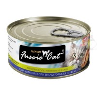 Fussie Cat Premium 高竇貓純天然貓罐頭 (吞拿魚+鯛魚) 80g $180/24罐 