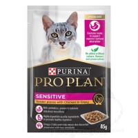PURINA® Pro Plan 濕糧成貓敏感配方 (醬汁雞肉)  85G