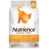 NUTRIENCE GRAIN FREE 火雞、雞、鯡魚－無穀物貓糧 (D2541) 5.5lb