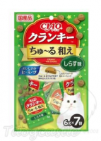 Ciao貓零食-夾心脆餅-白飯魚 (6gX7袋入)