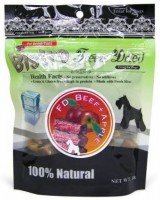 BISTRO FREEZE DRIED BEEF+APPLE (Treat For Dogs) 凍乾脫水牛肉+蘋果 50g