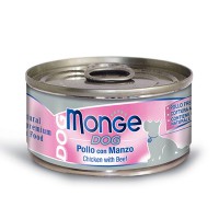 MONGE 狗罐頭-鮮味雞肉系列-雞肉拼牛肉口味 95G