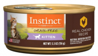 Nature's Variety Instinct Cat Canned Food - Grain Free Chicken - Kitten 5.5oz