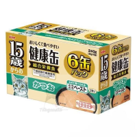 日本AIXIA 15歲以上健康罐 - 鰹魚 (綠色) 40g x 6罐