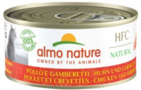 Almo Nature - HFC Natural系列 雞肉+鮮蝦 貓罐頭 (5124) 150g