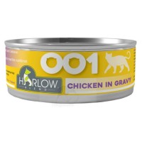 Harlow Blend 貓罐頭 (001) 雞肉肉汁無穀物主食罐 (毛髮和消化配方) 80g 