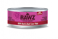RAWZ 96% 牛肉及牛肝 全貓罐頭 156g
