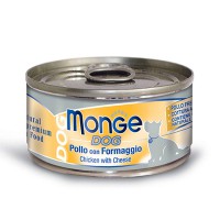 MONGE 狗罐頭-鮮味雞肉系列-雞肉芝士口味 95G