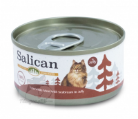 Salican 挪威森林 白肉吞拿魚+鯛魚 啫喱貓罐頭 85G