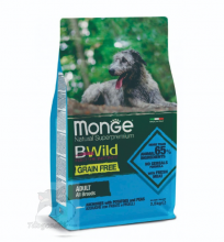 Monge 無穀物 鯷魚薯仔豌豆配方 成犬乾糧 2.5Kg