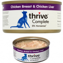 Thrive 脆樂芙 整全貓罐頭 (雞肉、雞肝) 75G