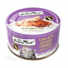 Fussie Cat 高竇貓極品吞拿魚山羊奶湯汁主食罐 - 極品吞拿魚 + 雞肉 70g