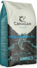 Canagan Scottish Salmon For Dogs 無穀物蘇格蘭三文魚 (全犬糧) 2kg (藍色)