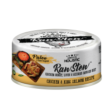 ABSOLUTE HOLISTIC - CHICKEN & KING SALMON 雞+鮭魚 80G #AH7335 (黃)