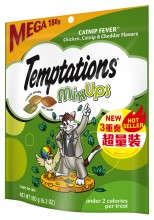 Temptations 三重奏貓小食 雞,芝士,貓草 超量裝 180g