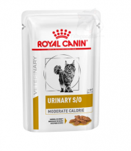 Royal Canin - Urinary S/O Moderate Calorie (UMC34) 貓隻泌尿道處方濕包 (低能量) 85G x 12包  訂購大約7個工作天