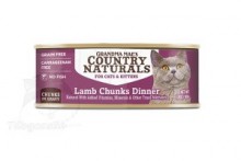 Country Naturals 無穀物 草飼羊角切肉塊配方 貓罐頭 2.8oz