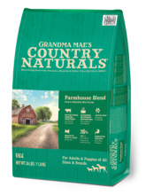 Country Naturals 白鮭魚低敏感配方狗糧 Farmhouse Blend Formula 4磅