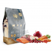 ATTILA 阿提拉  黑牛+鮭魚+蘋果 無穀全齡犬糧 2kg (灰藍)