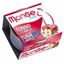 MONGE 生果系列 貓罐頭 80g - 吞拿魚+蘋果