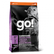 GO! SOLUTIONS™ 活力營養系列-無穀物雞肉+火雞+鴨肉老齡狗糧配方 22LBS