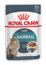 Royal Canin 加護系列 - 成貓除毛球加護主食濕糧（肉汁） Hairball Care Adult (Gravy) 85g  x 12包同款原箱優惠 訂購大約7個工作天