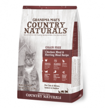 Country Naturals 無穀物雞肉鯡魚低敏感配方貓糧 Grain Free Chicken & Herring Recipe 3磅