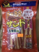 DoggyMan 芝士雞牛三文治條 150G ($110/3包)