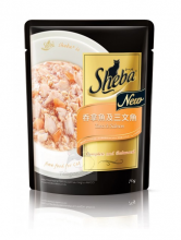 Sheba 吞拿魚及三文魚   貓鋁袋濕糧 70G
