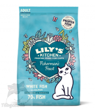 Lily's Kitchen 無穀物 鮮味魚肉餐 貓乾糧 2kg (藍袋)