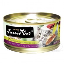 Fussie Cat Premium 高竇貓純天然貓罐頭 (吞拿魚+雞肉) 80g