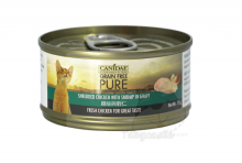 Canidae® PURE 雞絲與蝦仁 貓罐頭 70g