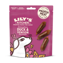 Lily's Kitchen Dog Duck & Venison Sausages 鴨肉+鹿肉香腸 70G