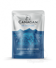 Canagan 原之選 無穀物成貓 雞肉+三文魚配方 湯包 85g