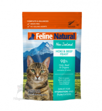 F9 Feline Natural 牛肉及藍尖尾鱈魚 貓濕包 Hoki & Beef 85g