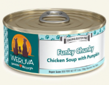 WeRuVa 狗罐頭 經典系列 雞湯+無骨去皮雞胸肉+南瓜 Funky Chunky  156G