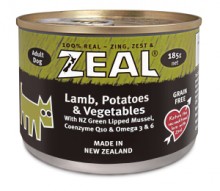 ZEAL – 紐西蘭羊肉、馬鈴薯、蔬菜 (成犬用) 185g