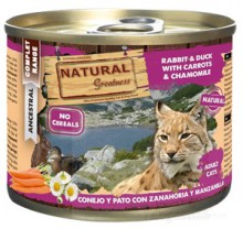 NATURAL GREATNESS 頂級貓罐頭 兔肉和鴨肉 200g (NGCC01A) (原箱訂可享折扣優惠)
