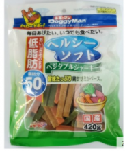 Doggyman 低脂雞肉什菜短條 (82096)  420g ($110/3包)