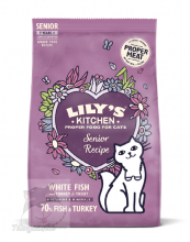 Lily's Kitchen 無穀物鮮魚 老貓專用餐 乾糧 800g (粉紫袋) (粉紅袋)