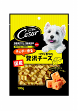 西莎 Cesar Mont Blanc 日本制 狗小食 - 車打芝士味小食波浪條 100g