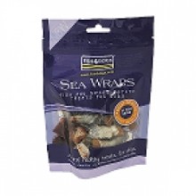 Fish4Dogs Sea Jerky Wrap Sweet Potato 純魚皮甜薯卷 100G